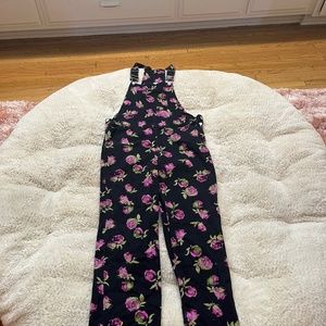 Delia’s rose overalls